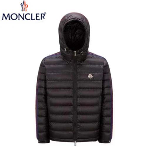 MONCLER-10223 몽클레어 블랙 스트라이프 장식 패딩 남성용