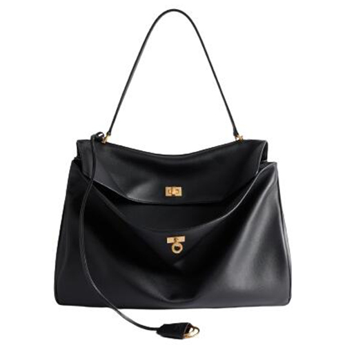 [스페셜오더]BALENCIAGA-789744 발렌시아가 블랙 로데오 라지 핸드백 40cm