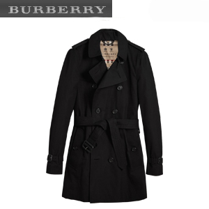 [스페셜오더]BURBERRY-40038611버버리 샌드링엄 미드 렝스 헤리티지 블랙 트렌치코트 남성용