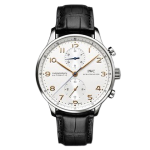 [스페셜오더]IWC-371480 아이더블유씨 포르투기저 크로노그래프 스틸 골드핸즈 워치 41mm