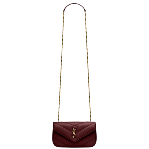[스페셜오더]SAINT LAURENT-821749 생 로랑 레드 램스킨 loulou 토이