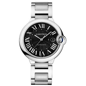 [스페셜오더]Cartier-까르띠에 발롱 블루 드 까르띠에 스틸 블랙다이얼 워치 42mm 