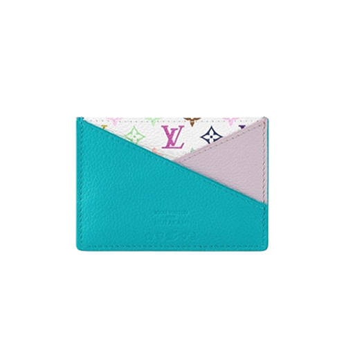[스페셜오더]LOUIS VUITTON-M14090 루이비통 카비라 블루 LV x TM 크리스크로스 카드 홀더