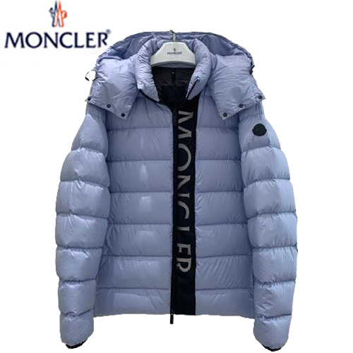 MONCLER-12206 몽클레어 라이트 블루 나일론 패딩 남성용