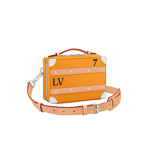 [스페셜오더]LOUIS VUITTON-M59669 루이비통 사프란 송아지 가죽 핸들 소프트 트렁크