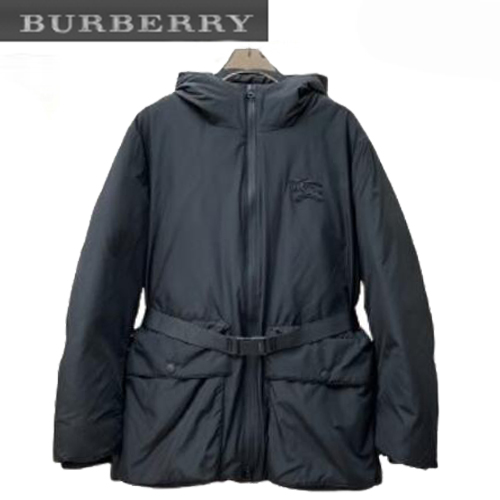 BURBERRY-12228 버버리 블랙 패치 장식 패딩 여성용