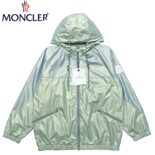 MONCLER-08238 몽클레어 민트 그린 나일론 바람막이 후드 재킷 남여공용