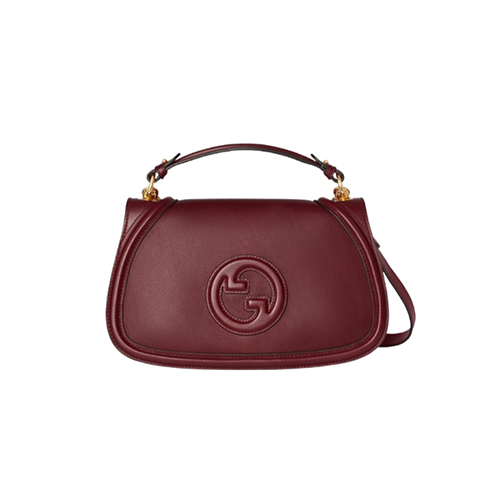 [스페셜오더]GUCCI-815716 6207 구찌 레드 가죽 구찌 블론디 미디엄 탑 핸들백
