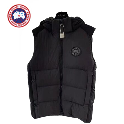 CANADA GOOSE-11149 캐나다구스 블랙 나일론 패딩 조끼 남성용