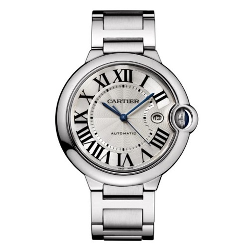 [스페셜오더]Cartier-까르띠에 발롱 블루 드 오토매틱 스틸 실버다이얼 남성 워치42mm