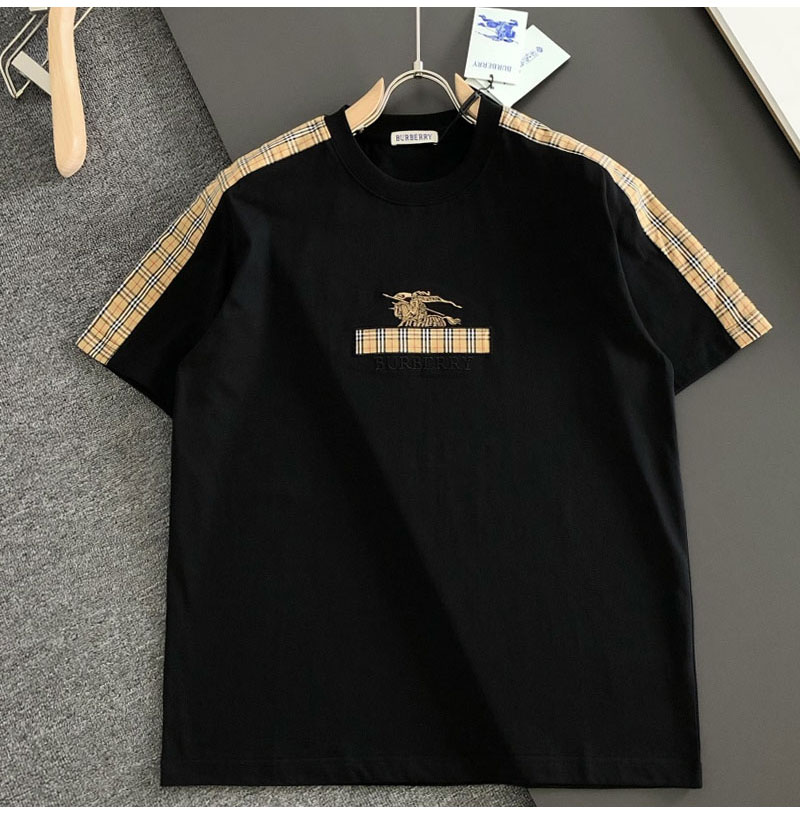 BURBERRY-05201 버버리 2026년 뉴 자수 크루넥 티셔츠