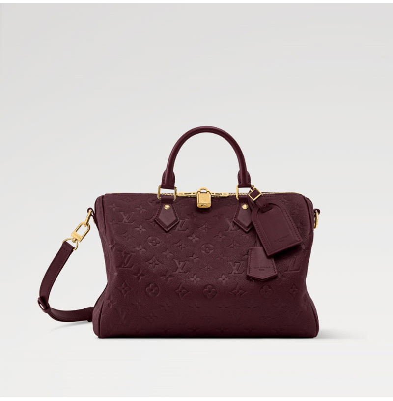 [스페셜오더]LOUIS VUITTON-M2A400 루이비통 스피디 반둘리에 소프트 30 레더 그레나트