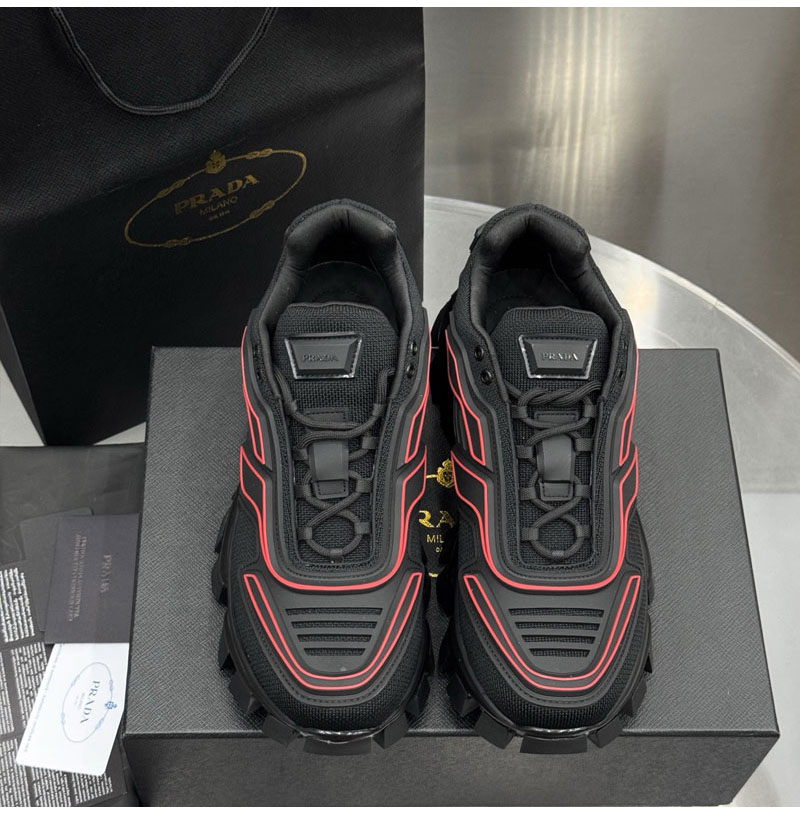 PRADA-050710 프라다 남성용 패밀리 2026 클래식 플랫폼 대디 캐주얼 스니커즈