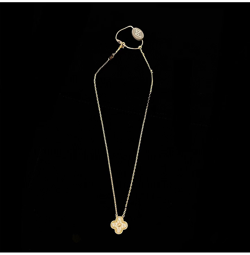 [스페셜오더]VAN CLEEF ARPELS-6120 반클리프 골드 올큐빅 알함브라 펜던트